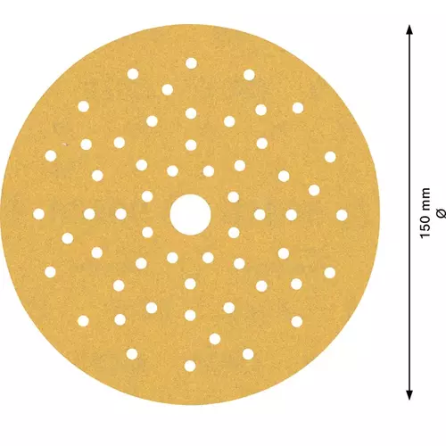 BOSCH Brúsny papier EXPERT C470 s viacerými otvormi pre excentrické brúsky, 150 mm, zrnitosť 180, 50 ks (4)