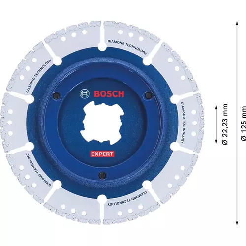 BOSCH EXPERT Diamond Pipe Cut Wheel X-LOCK