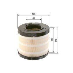 Vzduchový filter BOSCH F 026 401 817 - obr. 4