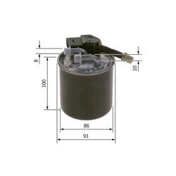 Palivový filter BOSCH F 026 402 839 - obr. 4