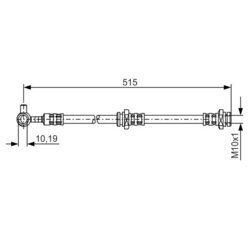 Brzdová hadica BOSCH 1 987 476 376