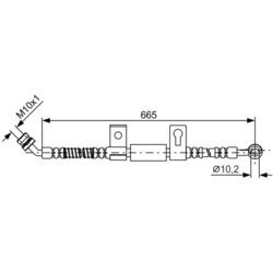 Brzdová hadica BOSCH 1 987 481 790 - obr. 4
