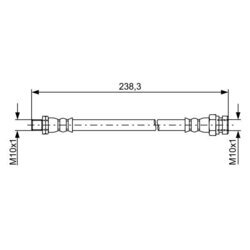 Brzdová hadica BOSCH 1 987 481 963 - obr. 4