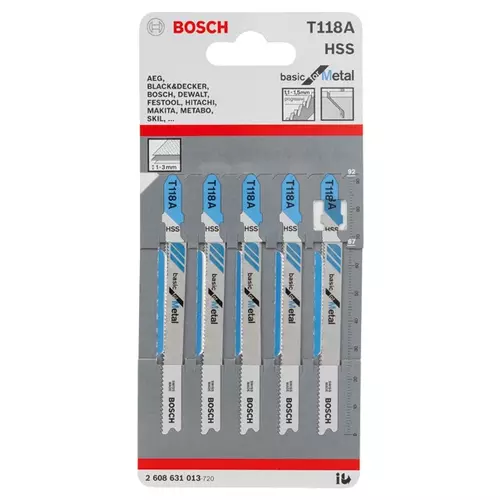 BOSCH Pílový list do priamočiarych píl T 118 A (3)