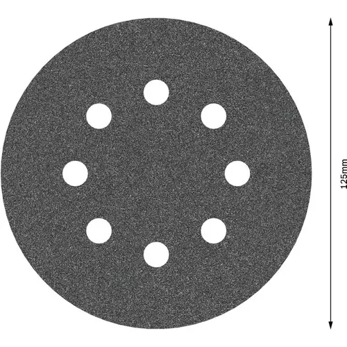 BOSCH Brúsny kotúč PRO F355, 125 mm, G120, 5 ks (4)