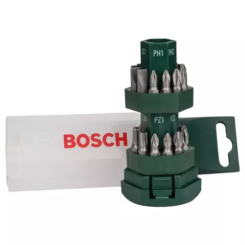 BOSCH 25-dielna sada skrutkovacích hrotov „Big-Bit“