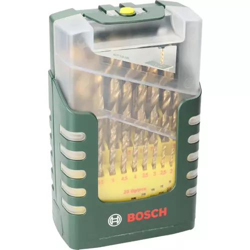 BOSCH 25-dielna sada vrtákov do kovu HSS-TiN (3)