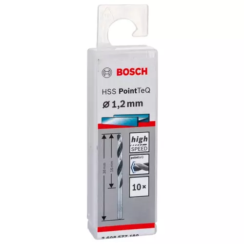 BOSCH Skrutkovitý vrták HSS PointTeQ 1,2 mm