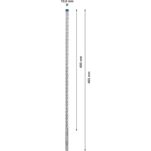 BOSCH Príklepový vrták EXPERT SDS plus-7X, 10 × 400 × 465 mm