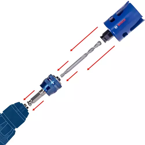 BOSCH Strediaci vrták EXPERT Power Change Plus TCT, 8,5 × 105 mm (13)