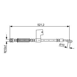 Brzdová hadica BOSCH 1 987 481 860 - obr. 4
