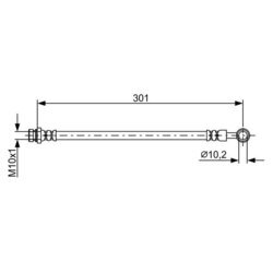 Brzdová hadica BOSCH 1 987 481 896 - obr. 4
