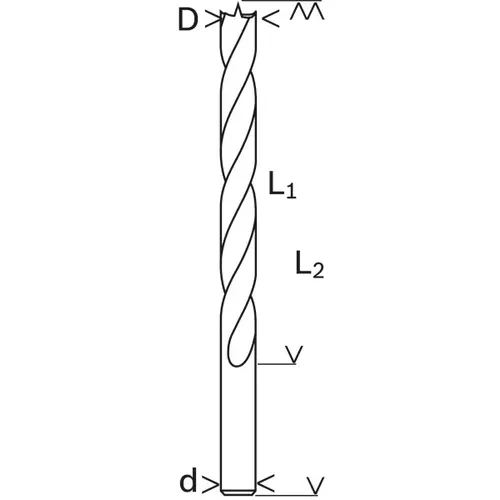 BOSCH Štandardné špirálové vrtáky do dreva (6)