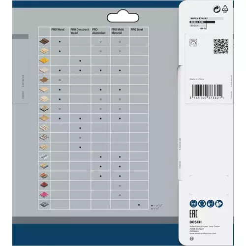 BOSCH Kotúč PRO Construct Wood na drevo pre okružné píly, 184 x 2,6 x 16 mm (3)