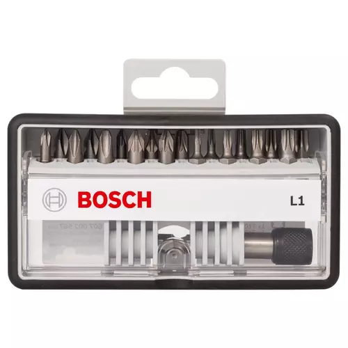 BOSCH 18+1-dielna sada skrutkovacích bitov L PH/PZ/T Robust Line, verzia Extra Hard (3)