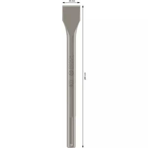 BOSCH Plochý sekáč PRO SDS max-4C, 25 × 280 mm, 10 ks