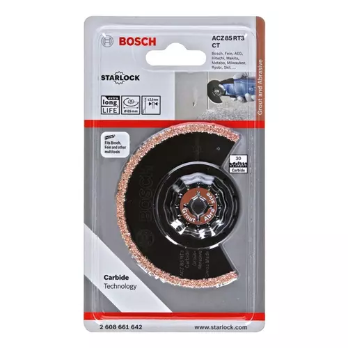 BOSCH Segmentový pílový list s karbidovými zrnami (Carbide-RIFF), ACZ 85 RT3 (2)