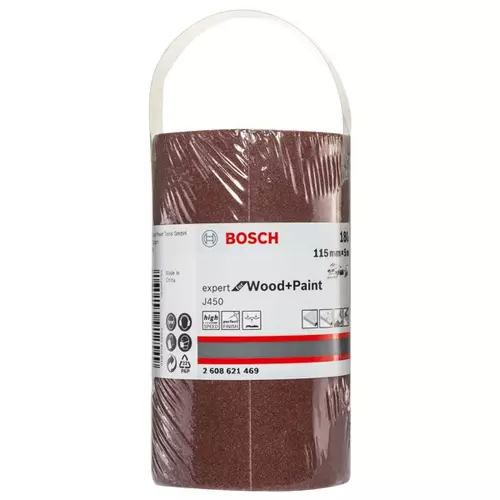 BOSCH J450 Expert for Wood and Paint, 115 mm × 5 m, G180 (3)