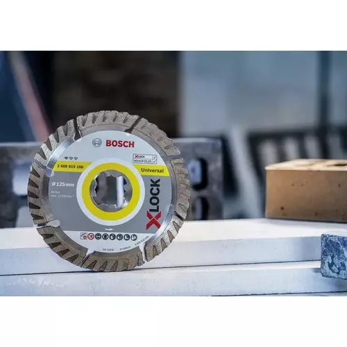 BOSCH Diamantový kotúč PRO Multi Material X-Lock, 115 x 22,23 mm, 22,23 mm (16)