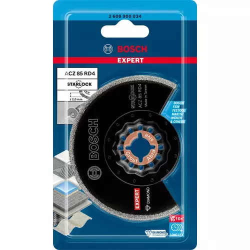 BOSCH Multifunkčný list EXPERT Grout Segment Blade ACZ 85 RD4, 85 mm (3)