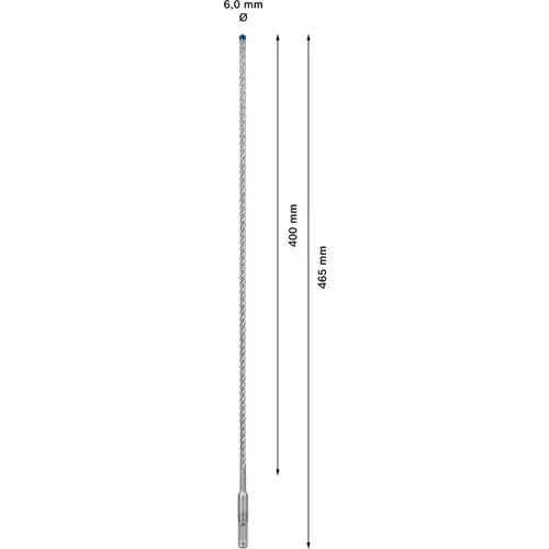 BOSCH Príklepový vrták EXPERT SDS plus-7X, 6 x 400 x 465 mm