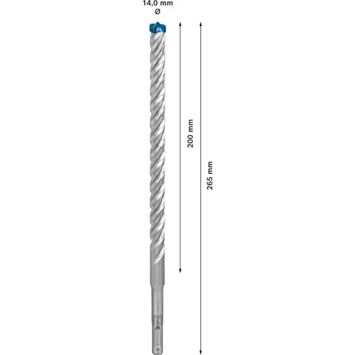 BOSCH Príklepový vrták EXPERT SDS plus-7X, 14 x 200 x 265 mm, 10 ks.