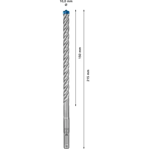 BOSCH Príklepový vrták EXPERT SDS plus-7X, 10 x 150 x 215 mm, 50 ks