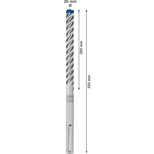 BOSCH Príklepový vrták EXPERT SDS max-8X 20 x 200 x 320 mm, 5 ks