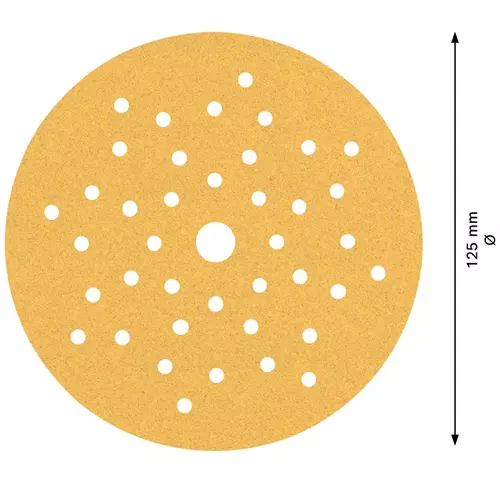 BOSCH Brúsny papier EXPERT C470 s viacerými otvormi pre excentrické brúsky, 125 mm, zrnitosť 100, 50 ks (4)