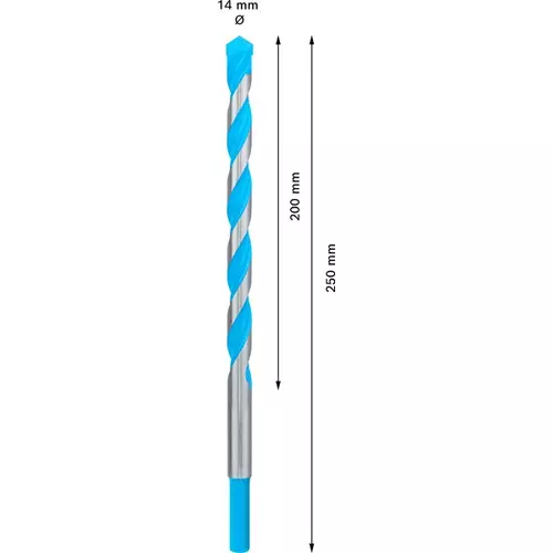 BOSCH Vrták EXPERT CYL-9 MultiConstruction 14 × 200 × 250 mm