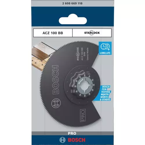 BOSCH Pílový list PRO ACZ 100 BB pre viacúčelové náradie, 100 mm (3)