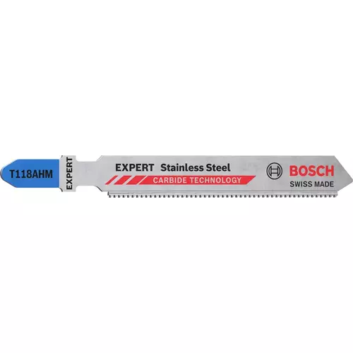 BOSCH Pílový list EXPERT Stainless Steel T 118 AHM do priamočiarej píly , 2 ks