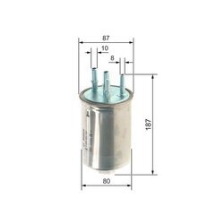 Palivový filter BOSCH F 026 402 740 - obr. 4