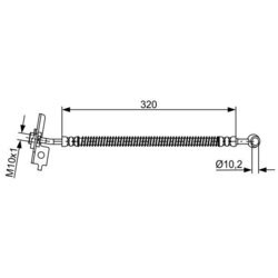 Brzdová hadica BOSCH 1 987 481 863 - obr. 4