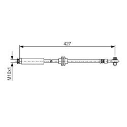 Brzdová hadica BOSCH 1 987 481 A47