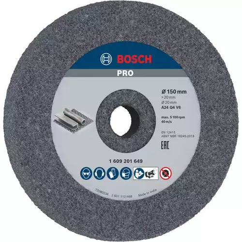 BOSCH Brúsny kotúč PRO Metal, 150 x 20 x 20 mm, G24 (5)