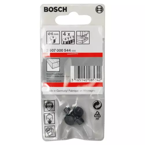 BOSCH 4-dielna sada osadzovačov čapov, 6 mm (2)