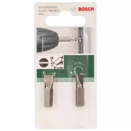 BOSCH Skrutkovací hrot Standard pre skrutky s rovným zárezom (S) (3)