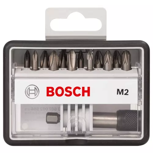 BOSCH 12+1-dielna sada skrutkovacích bitov M PH/PZ Robust Line, verzia Extra Hard (3)