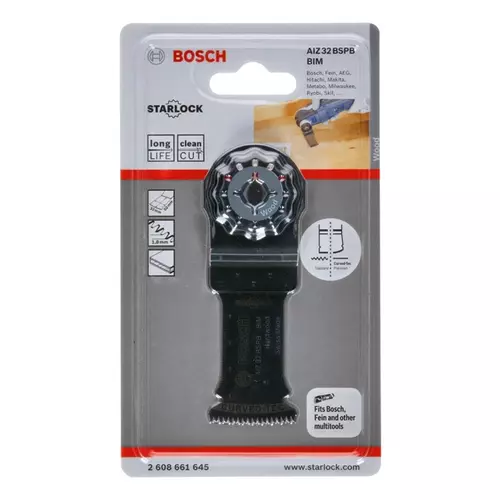 BOSCH BIM pílový list na rezy so zanorením AIZ 32 BSPB Hard Wood (2)