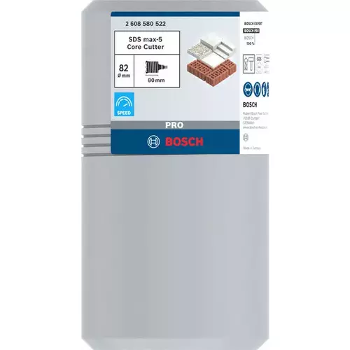 BOSCH Vŕtacia korunka PRO SDS max-5 Core Cutter, 82 x 80 x 102 mm (3)