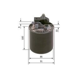 Palivový filter BOSCH F 026 402 836 - obr. 4