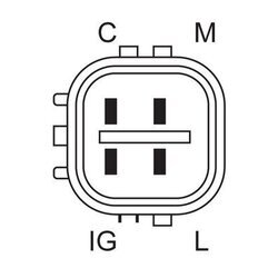 Alternátor BOSCH 0 986 080 570 - obr. 1