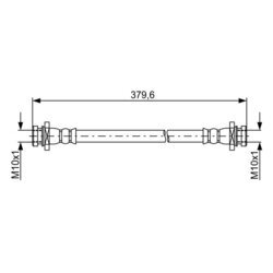 Brzdová hadica BOSCH 1 987 481 853 - obr. 4