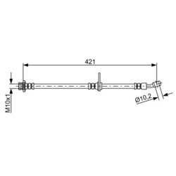 Brzdová hadica BOSCH 1 987 481 856 - obr. 4