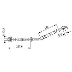 Brzdová hadica BOSCH 1 987 481 933 - obr. 4