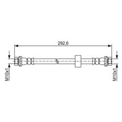 Brzdová hadica BOSCH 1 987 481 949 - obr. 4