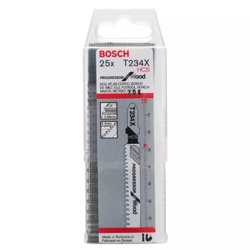 BOSCH Pílový list do priamočiarych píl T 234 X (3)