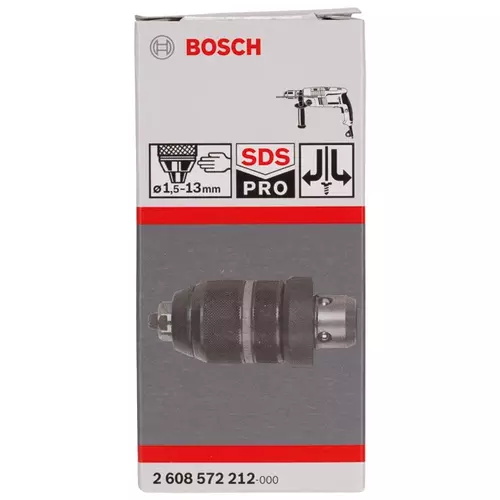 BOSCH Rýchloupínacie skľučovadlo s adaptérom (2)