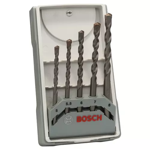 BOSCH 5-dielna sada vrtákov do betónu CYL-3, 5 – 8 mm